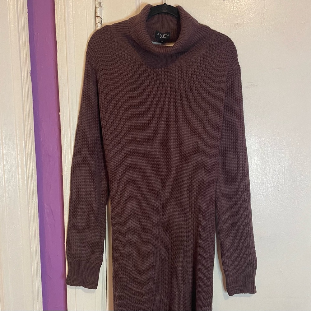 In The Style Midi Sweater Dress